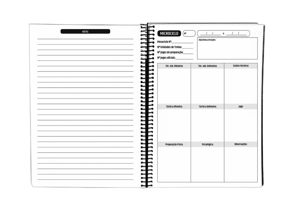 Agenda Treinador A5 Cinco